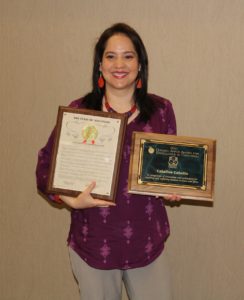 Catalina Cabello Golden Apple Award